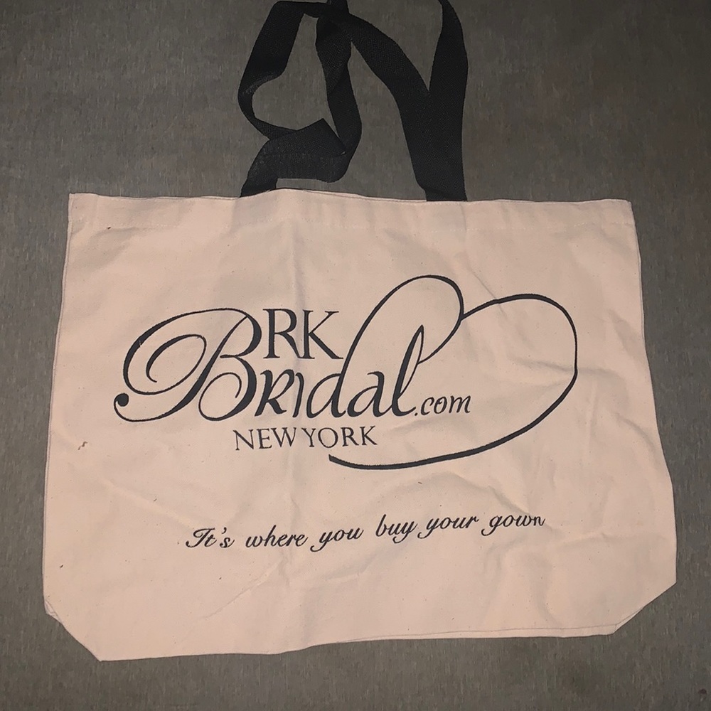 RK Bridal New York reusable canvas tote